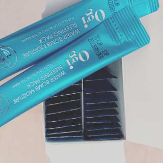 오지아이 워터 밤 모이스처 슬리핑 팩 4ml X 20pcs — 5점을 준 리뷰어가 2020년 2월 올린 사용 사진