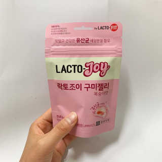 락토조이 구미젤리 복숭아맛 — 5점을 준 리뷰어가 2019년 11월 올린 사용 사진