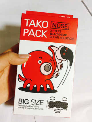 나이팅게일 TAKO PACK NOSE [문어코팩] — 4점을 준 리뷰어가 2017년 5월 올린 사용 사진