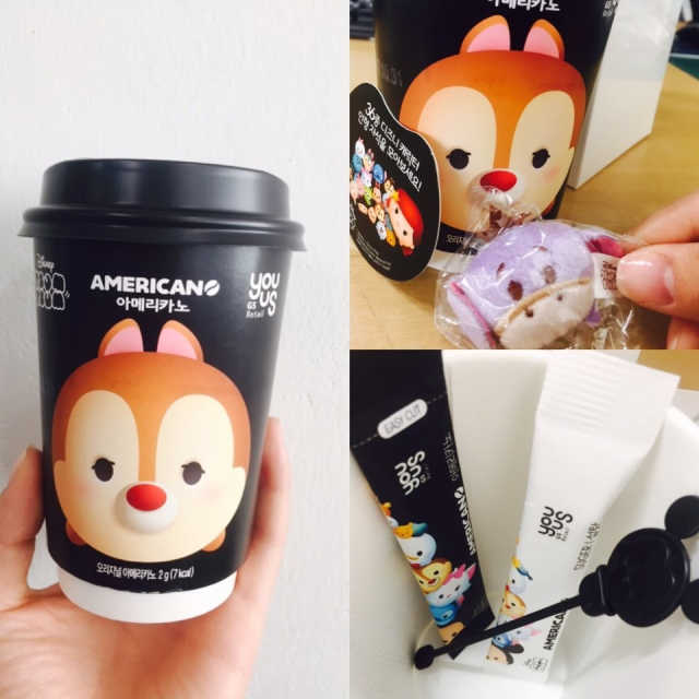 디즈니 썸썸 아메리카노 리뷰 사진