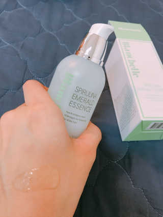 블랑벨 스피루리나 에메랄드 에센스 — 4.67점을 준 리뷰어가 2018년 2월 올린 사용 사진