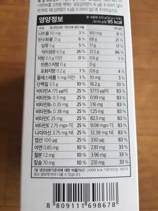 [이롬] 슬림톡 다이어트（오트or깔라만시 랜덤1종） — 5점을 준 리뷰어가 2019년 5월 올린 사용 사진