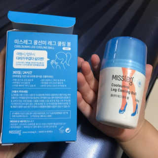 미스레그 쿨링볼 — 4점을 준 리뷰어가 2018년 5월 올린 사용 사진
