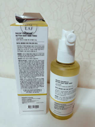 달리프 클로렐라 베러 루트 헤어토닉 100ml — 5점을 준 리뷰어가 2020년 1월 올린 사용 사진