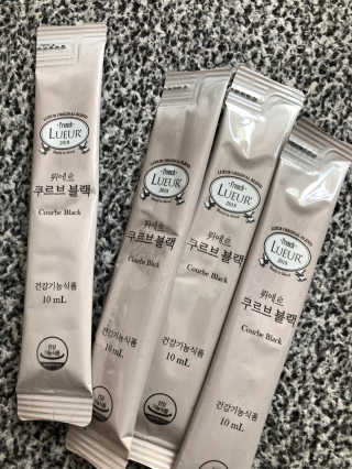 [하우투잇] 뤼에르 쿠르브 블랙 10ml x 30포 총 300ml — 3.5점을 준 리뷰어가 2020년 2월 올린 사용 사진