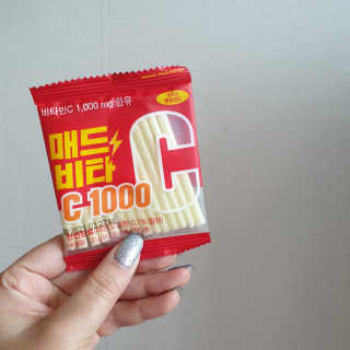 매드비타C 1000 — 5점을 준 리뷰어가 2019년 4월 올린 사용 사진