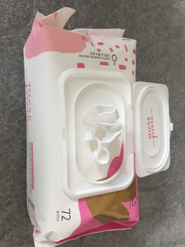 메퓨어 핑거라임 물티슈 리뷰 사진