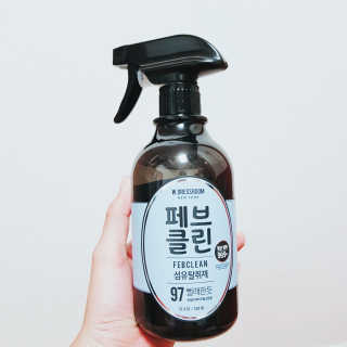 더블유드레스룸 페브클린 500ml — 5점을 준 리뷰어가 2018년 8월 올린 사용 사진