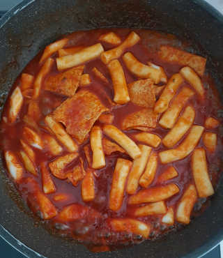 화곡미담 옛날 떡볶이 — 5점을 준 리뷰어가 2020년 3월 올린 사용 사진