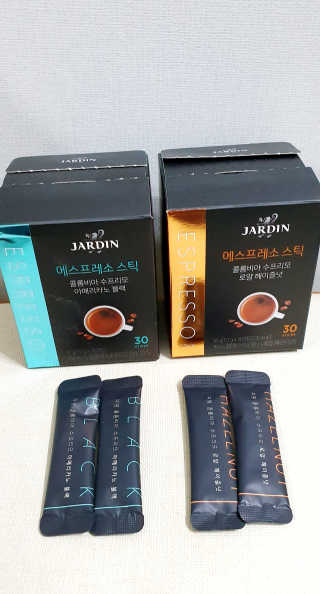 (주)쟈뎅 쟈뎅 에스프레소 스틱 [블랙+헤이즐넛 set] — 5점을 준 리뷰어가 2020년 3월 올린 사용 사진