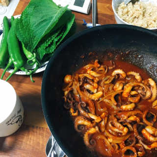 맵꾸미 쭈꾸미볶음 450g — 5점을 준 리뷰어가 2019년 8월 올린 사용 사진
