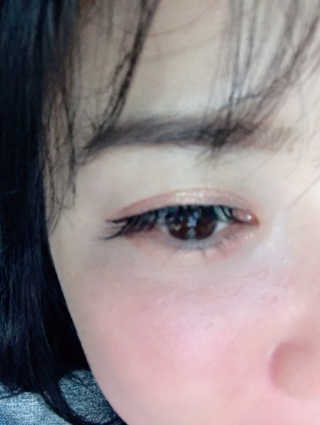 피카소 밍크래쉬속눈썹 1종 + 내추럴속눈썹 1종 랜덤증정 — 3점을 준 리뷰어가 2019년 9월 올린 사용 사진