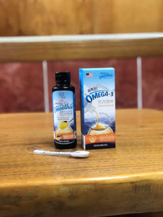 오메가-3스무디 [오메가스무디] 짜먹는 오메가3 DHA 임산부 어린이 — 4점을 준 리뷰어가 2019년 3월 올린 사용 사진