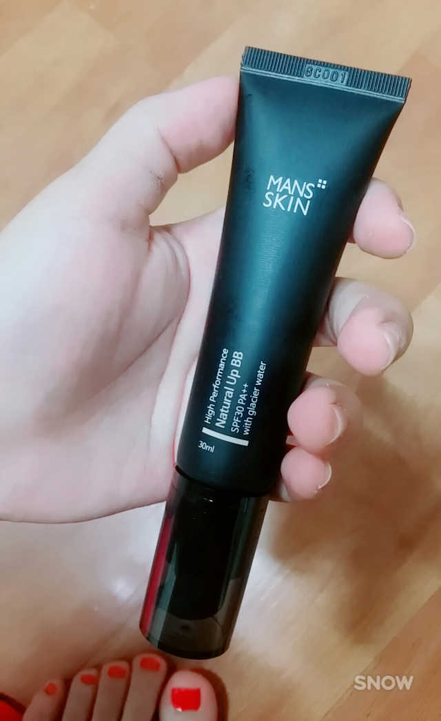 맨즈스킨 내추럴업 비비 리뷰 사진