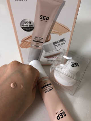 SEP 스마터 스킨 틴트 벨벳 — 5점을 준 리뷰어가 2018년 5월 올린 사용 사진