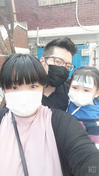 [닥터퓨리] 소프트터치 건강 + UV 블랙스타일 마스크 — 5점을 준 리뷰어가 2019년 4월 올린 사용 사진