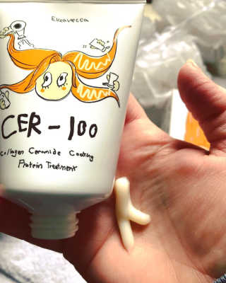 엘리자베카 엘리자 베카 밀키 피기 CER-100 헤어팩 — 5점을 준 리뷰어가 2019년 3월 올린 사용 사진