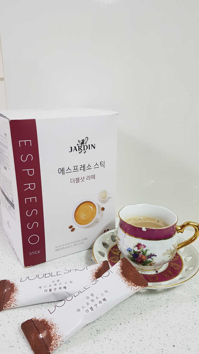 쟈뎅 에스프레소 스틱 라떼_더블샷 라떼 리뷰 사진
