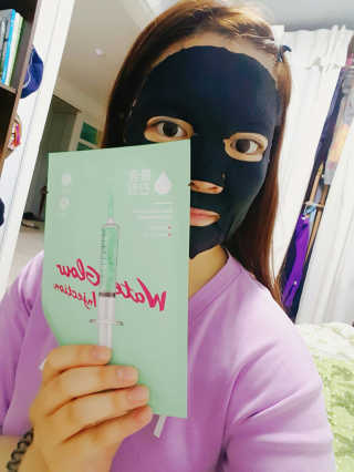 바노바기 코스메틱 바노바기 인젝션 마스크 (10매입) — 5점을 준 리뷰어가 2017년 4월 올린 사용 사진