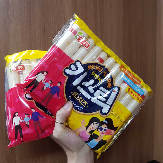 롯데햄 키스틱 2봉 리뷰 사진