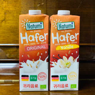 나투미 귀리음료 오리지날 1L + 바닐라 1L — 4점을 준 리뷰어가 2019년 2월 올린 사용 사진