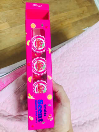 타미드 국산 골프공 향기나는볼 4구 세트 체리향 — 5점을 준 리뷰어가 2019년 8월 올린 사용 사진
