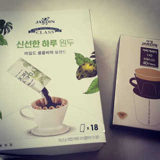 (주)쟈뎅 [쟈뎅] 클래스 신선한 하루 원두+여과지 SET — 5점을 준 리뷰어가 2019년 3월 올린 사용 사진