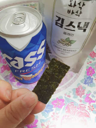 더빈트 와삭바삭 김스낵 — 5점을 준 리뷰어가 2019년 12월 올린 사용 사진