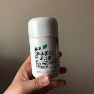 네츄럴굿띵스 퓨어 멀티비타민 앤 미네랄 30일분 — 4점을 준 리뷰어가 2018년 6월 올린 사용 사진
