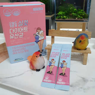 힐링팩토리 오늘도 가볍게 실컷 다이어트 유산균 — 4.5점을 준 리뷰어가 2020년 3월 올린 사용 사진