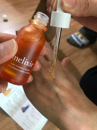 비건화장품 멜릭서 내 피부를 위한 비건케어, 멜릭서 비타민세럼 — 5점을 준 리뷰어가 2019년 3월 올린 사용 사진