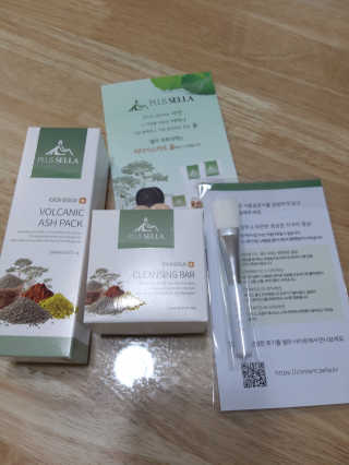 플러스셀라 시카골드 클렌징바 화산재팩 세트 — 4점을 준 리뷰어가 2020년 2월 올린 사용 사진