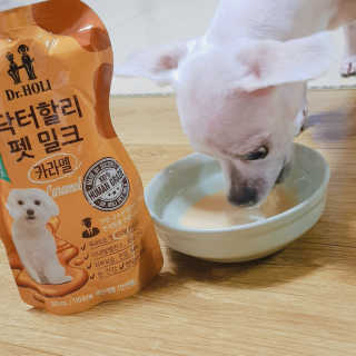 닥터할리펫밀크 8종 — 3.5점을 준 리뷰어가 2019년 5월 올린 사용 사진
