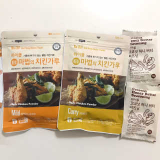 MCP 하이몰 마법의치킨가루2봉랜덤 + 코코넛허니버터2봉 — 5점을 준 리뷰어가 2020년 3월 올린 사용 사진