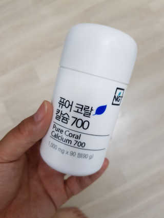 네츄럴굿띵스 퓨어 코랄 칼슘 700 30일분 — 4.33점을 준 리뷰어가 2018년 6월 올린 사용 사진