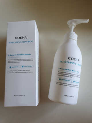 코에나샴푸 500ml — 4점을 준 리뷰어가 2019년 8월 올린 사용 사진
