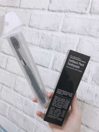 the naked object 디블랙팩치약 디블랙칫솔 세트 — 5점을 준 리뷰어가 2019년 12월 올린 사용 사진