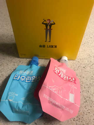 천호식품 숙취해서 헛개원샷, 타우린원샷 술푼너에게 — 3.83점을 준 리뷰어가 2017년 12월 올린 사용 사진