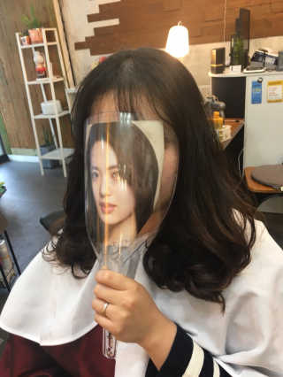 [헤어블리] 정품 시세이도펌 이용권 — 5점을 준 리뷰어가 2019년 4월 올린 사용 사진
