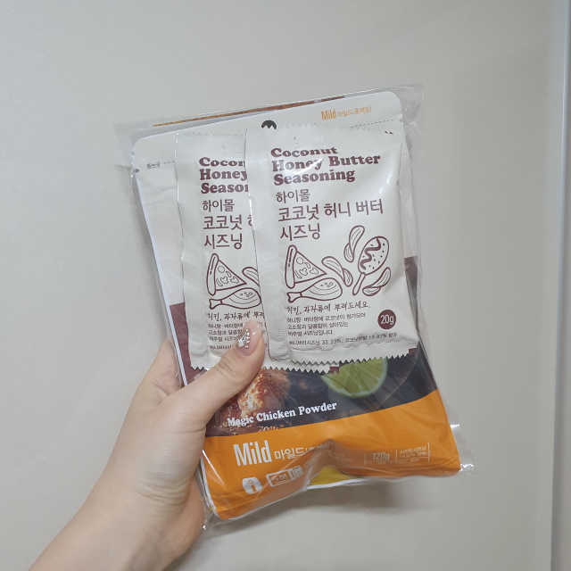 하이몰 마법의치킨가루2봉랜덤 + 코코넛허니버터2봉 리뷰 사진