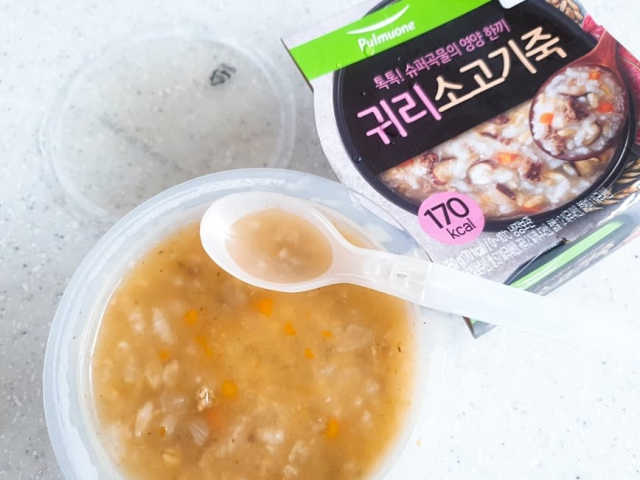 슈퍼곡물죽 귀리소고기죽, 현미전복죽, 오곡삼계죽 리뷰 사진