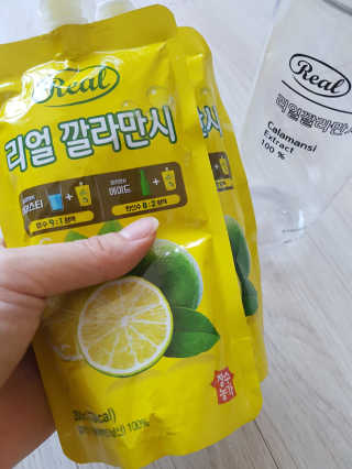 장수농가 리얼깔라만시 — 5점을 준 리뷰어가 2018년 6월 올린 사용 사진