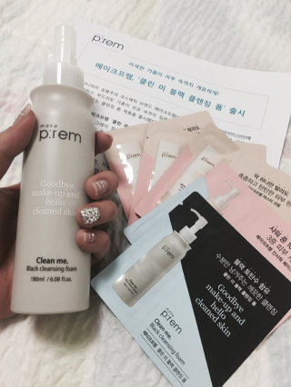 메이크프렘 클린 미 블랙 클렌징 폼 — 4점을 준 리뷰어가 2016년 8월 올린 사용 사진