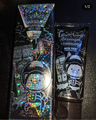 엘리자베카 Elizavecca  LongoLongo Gronique Diamond Mask Pack — 5점을 준 리뷰어가 2018년 7월 올린 사용 사진