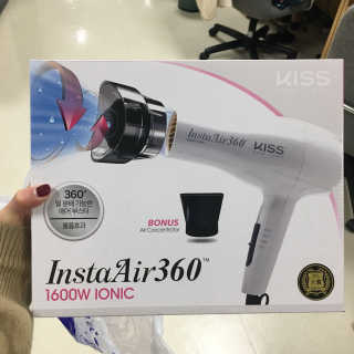 키스뉴욕 인스타에어 360 드라이기 — 4.67점을 준 리뷰어가 2018년 1월 올린 사용 사진