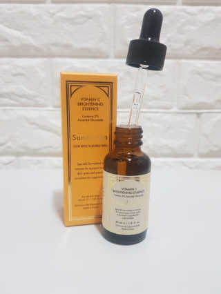[스킨큐어] 산다화 비타민C 화이트닝 에센스 30ml — 5점을 준 리뷰어가 2020년 3월 올린 사용 사진