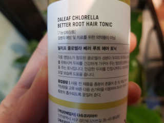달리프 클로렐라 베러 루트 헤어토닉 100ml — 5점을 준 리뷰어가 2020년 1월 올린 사용 사진
