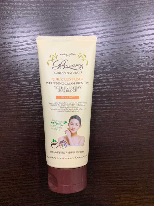 보나미 화이트닝크림 프리미엄200ml 리뷰 사진