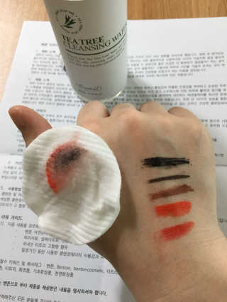 벤튼 티트리 클렌징 워터 — 4.67점을 준 리뷰어가 2018년 3월 올린 사용 사진