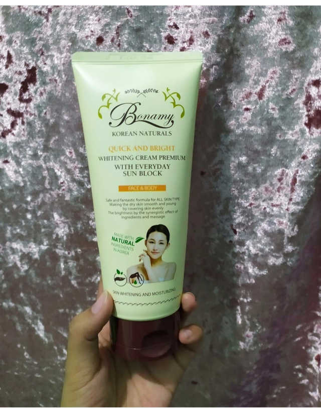 보나미 화이트닝크림 프리미엄200ml 리뷰 사진